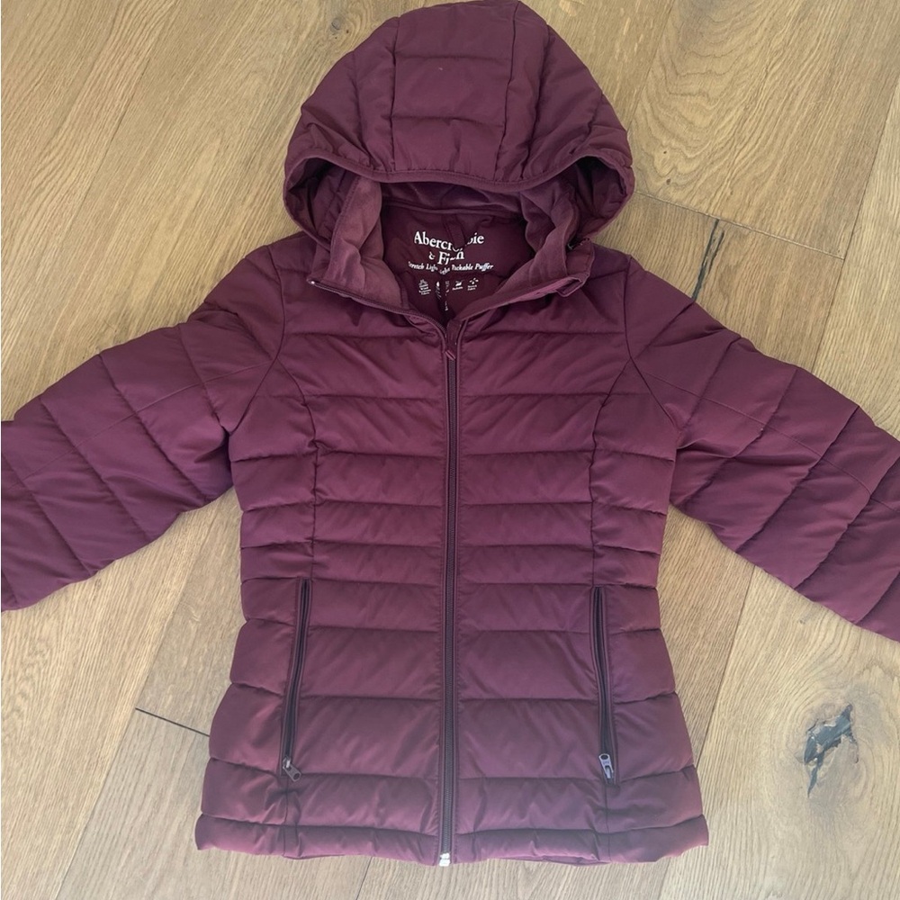 Abercrombie and fitch packable puffer XS
